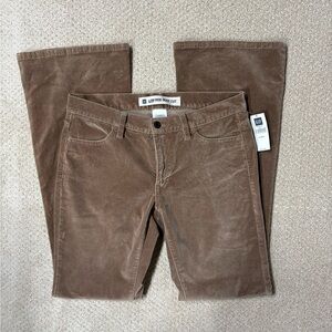 GAP Low Rise Bootcut Suede-Like Pants Brown Size 4R